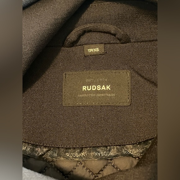 Rudsak Black Lined Jacket Size XS - Picture 8 of 15